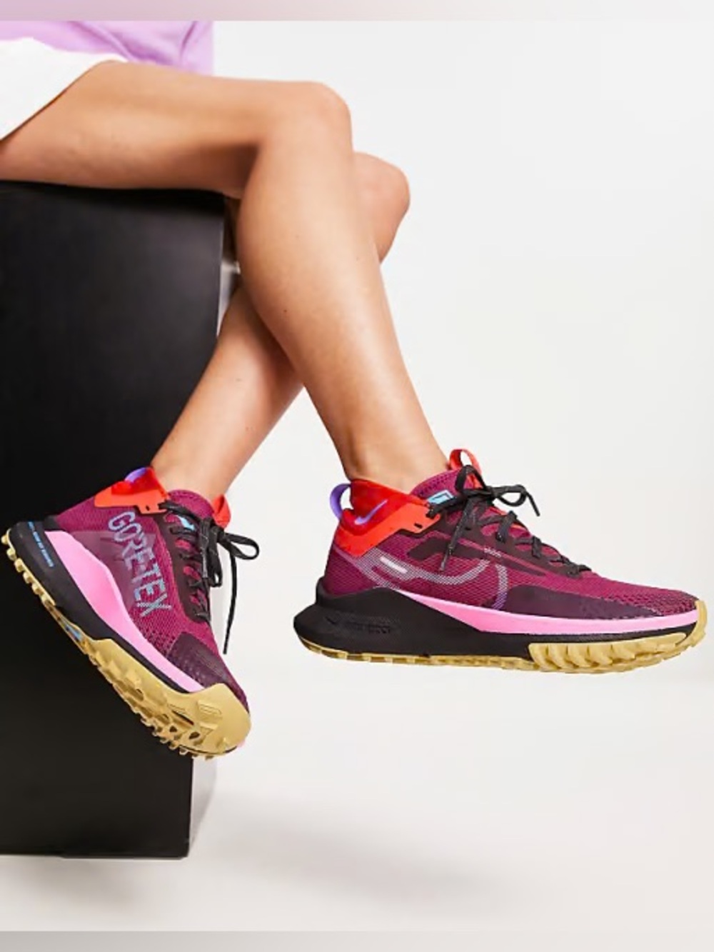 Nike React Pegasus Trail 4 Gore-Tex Rosewood Trail Run Shoes - Picture 5 of 12